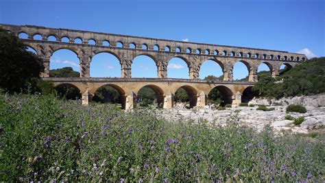 Free Images : france, viaduct, arch bridge, historic site, ancient ...