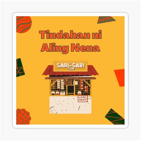 "Tindahan ni Aling Nena sari-sari store" Sticker for Sale by MayariPH ...