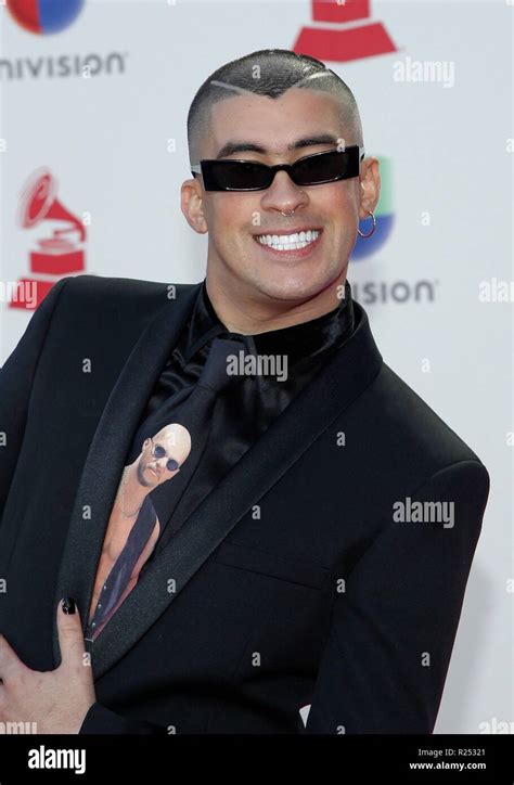 Bad Bunny at arrivals for 19th Annual Latin GRAMMY Awards - Arrivals 2 ...