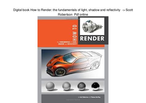 How To Render Scott Robertson Pdf Download - sharesven