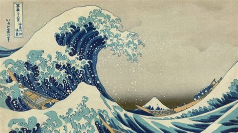 The Great Wave Off Kanagawa Wallpaper 4k