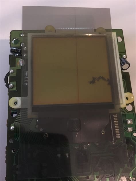 Can you fix this screen damage on a Game Boy? : r/Gameboy