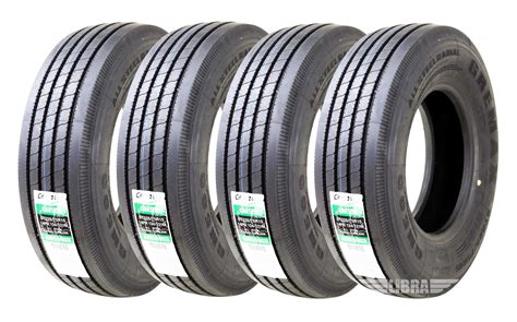 Gremax Heavy Duty All Steel Trailer Tires ST 225/75R15 14 Ply 124/121M ...