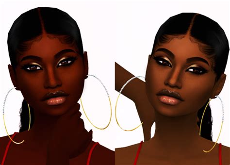 Clear Lip Gloss XxBlacksims | Sims hair, Black skin tones, Sims 4 black hair