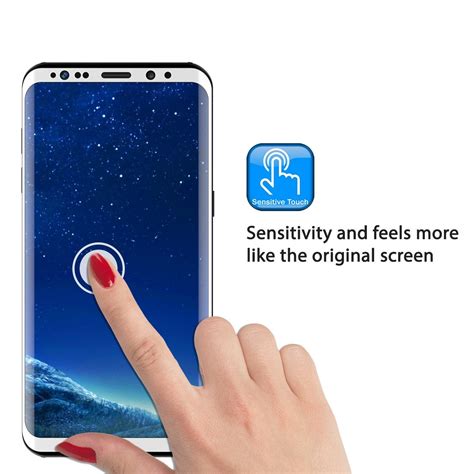 Galaxy S8+ Plus Silver Screen Protector - Punkcase Glass SHIELD Samsung