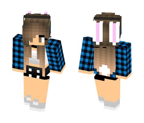 Get Cool Bunny Girl Minecraft Skin for Free. SuperMinecraftSkins