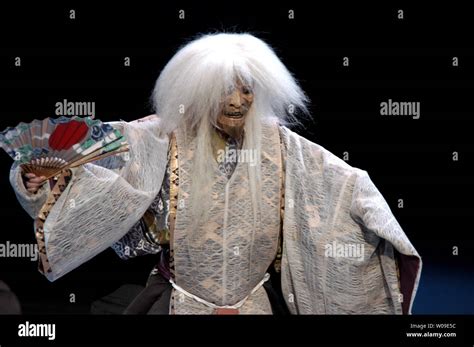 Japanese Noh performer Kanji Shimizu plays in "The Hermit ISSEKI ...