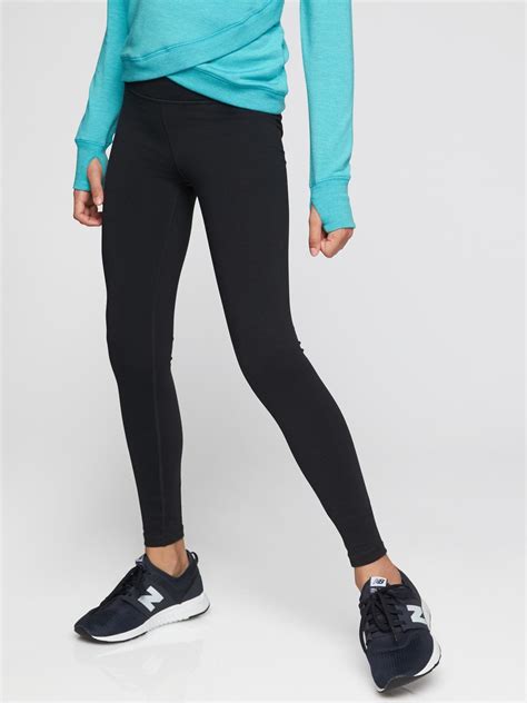 athleta girl black leggings