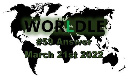 Today’s Geography ‘Worldle’ Country Answer #59: Map Game March 21st ...