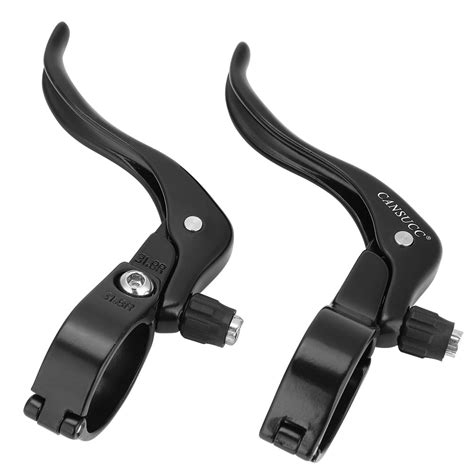 LYUMO 1 Pair Lightweight Aluminum Alloy Road Bike Bicycle Brake Lever Set 31.8mm Accessory, Bike ...