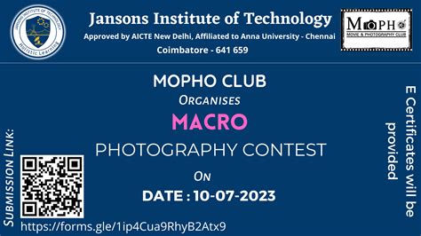 Macro – Photography Contest - Jansons Institute of Technology