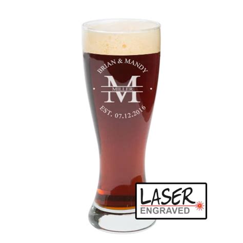 Pilsner Glasses, Personalized Beer Glass, Pint Glasses, Beer Glass ...