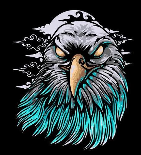 Eagle head vector free download