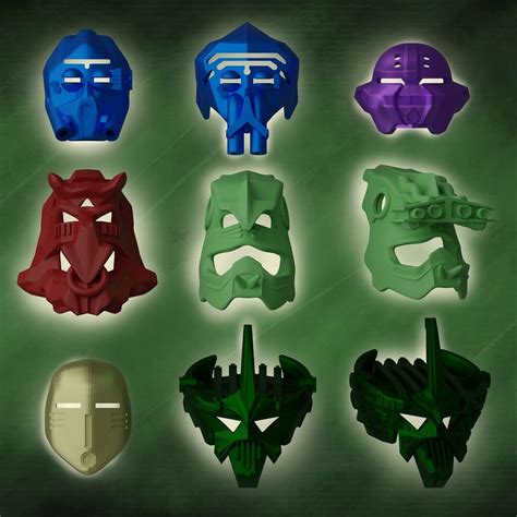 New Bionicle Masks on Shapeways - Marketplace - The TTV Message Boards