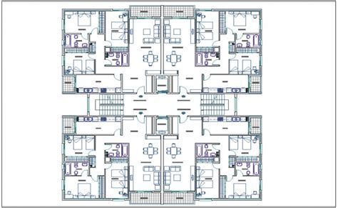 Residential plan for tower | Building design plan, Residential building ...