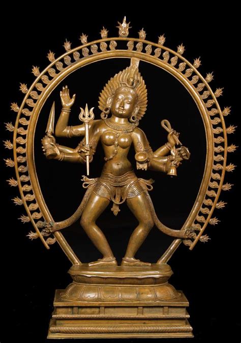 SOLD Bronze Dancing Kali Statue with Arch 37" | Kali statue, Hindu ...