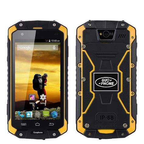 Original guophone V9 IP68 Rugged Waterproof cell Phone MTK6572 Android ...