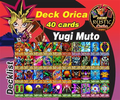 Yugi Muto Deck 40 cards Anime Orica Yugioh | Etsy