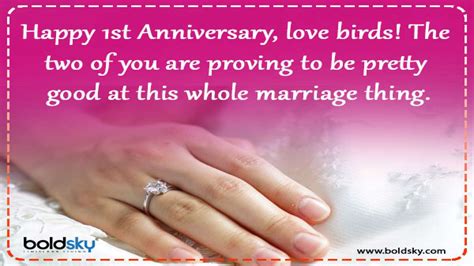 First Wedding Anniversary Quotes, Wishes, Messages And Images To Share ...