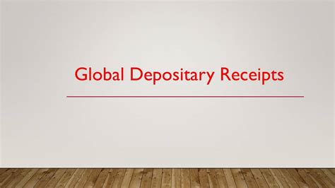 What Are Global Depositary Receipts (GDR)? Its Example, Advantages ...