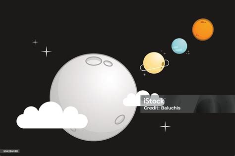 The Solar System Vector Illustration Stock Illustration - Download Image Now - Astrology ...