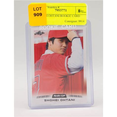 SHOHEI OHTANI ROOKIE CARD