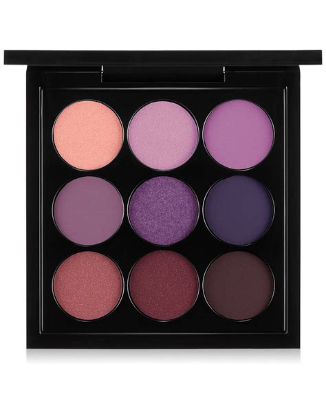 MAC Eyes x 9 Palette, Purple - Palettes - Beauty - Macy's Make Up Palette, Mac Eyeshadow Palette ...