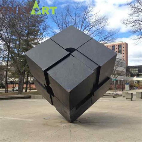 Bronze Rubiks Cube Sculpture Statue For Garden | onlyart sculpture co.,ltd