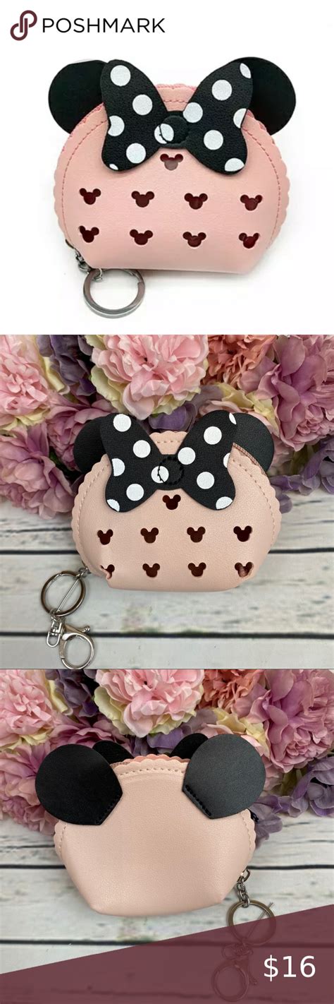 Pink Minnie Mouse Coin Purse Bag Keychain in 2021 | Pink minnie, Coin purse, Minnie