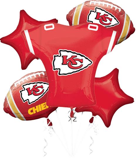 Kansas City Chiefs Jersey Balloon Bouquet – instaballoons Wholesale