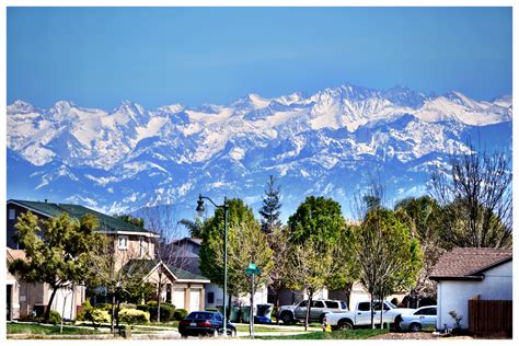 View of the Sierras from near my home on a clear day. | Great american ...