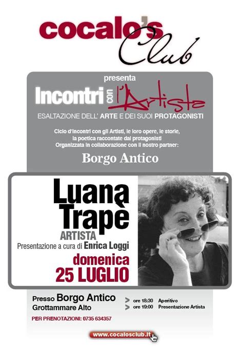 Incontri con l’Artista - Luana Trapè - exibart.com