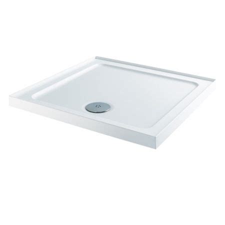 MX Elements Square Shower Tray 760mm x 760mm - 4 Upstands - SAR - Shower Trays UK