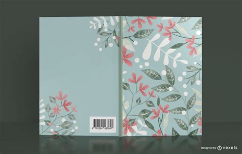 Artistic Floral Book Cover Design Vector Download