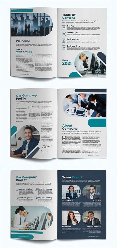 Business Brochure Template PDF, PSD | Brochure template, Business brochure, Brochure