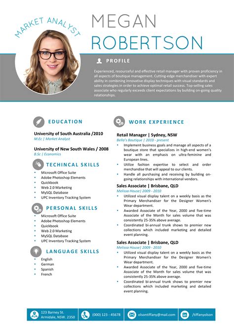 The Megan Resume - Professional Word Template