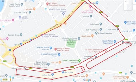 Sharjah Road Map