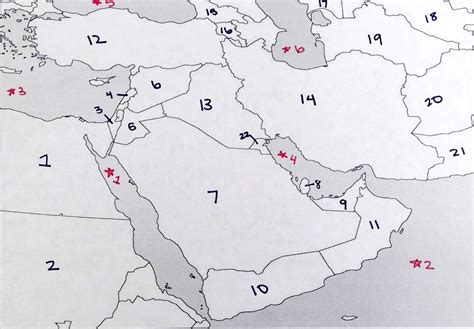 Middle East Map countries pt 1 Diagram | Quizlet