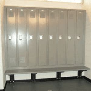 Wall Mounted Referee Locker Room Bench - Preservation Materials ...