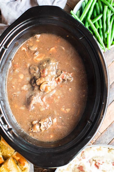 Slow Cooker Venison Roast with Mushroom Gravy - The Magical Slow Cooker