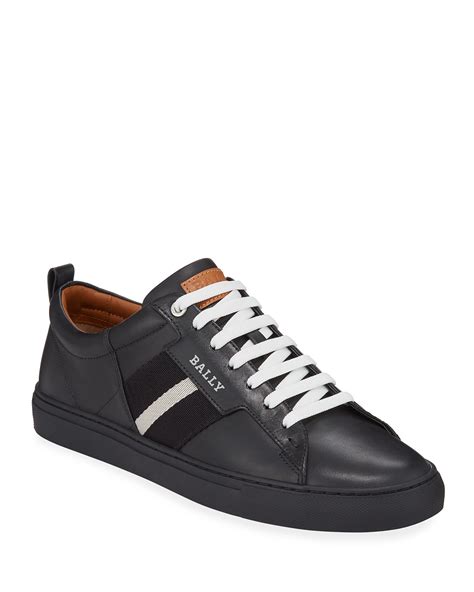 Bally Men's Helvio Leather Low-Top Sneakers | Neiman Marcus