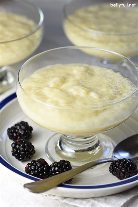 Easy Homemade Tapioca Pudding - Belly Full