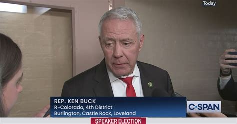 Rep. Ken Buck on Speaker Election | October 16, 2023 | C-SPAN.org