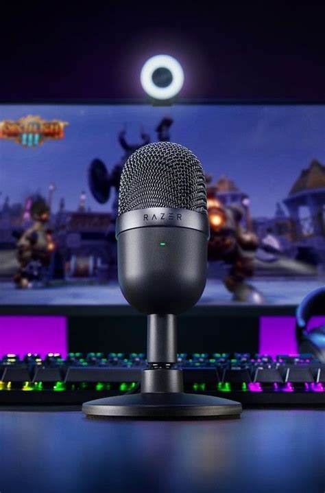 Razer Seiren Mini portable microphone uses a precise supercardioid ...