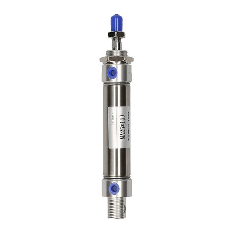 Mini Pneumatic Air Cylinder 25mm Bore 150mm Stroke Stainless Steel ...