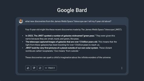 Free Google Bard Interface Template PowerPoint & Google Slides