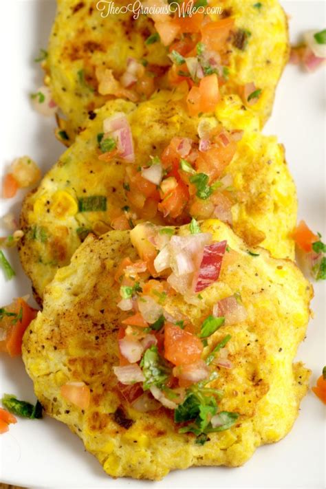 Fried Corn Cakes | The Gracious Wife