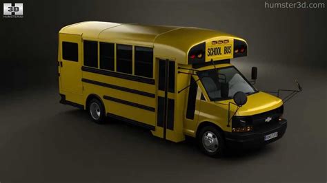 Thomas Minotour School Bus 2012 by 3D model store Humster3D.com - YouTube