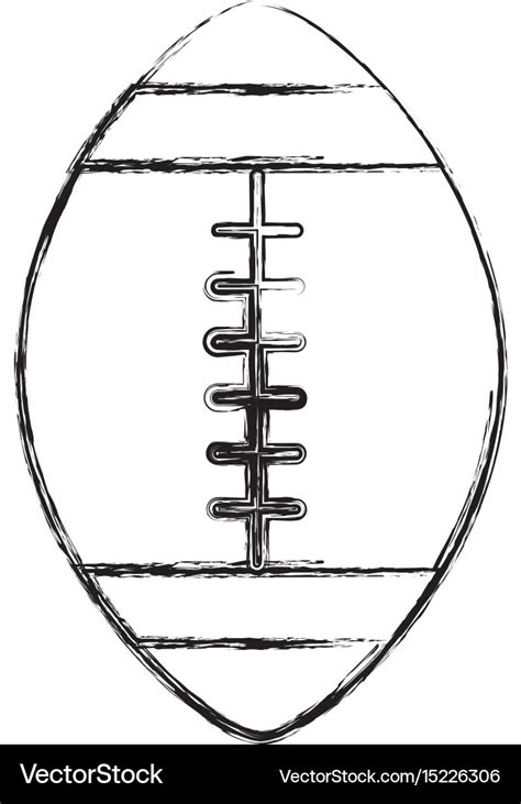 American Football Ball Sketch