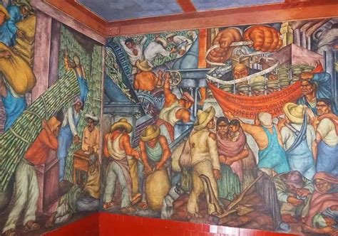 At this market are Mexico City’s best murals, which almost no one visits